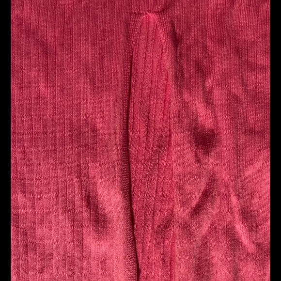Free People Hot Pink Skyline Rib Knit Midi Skirt Women’s Size Medium, NWOT - Picture 8 of 11